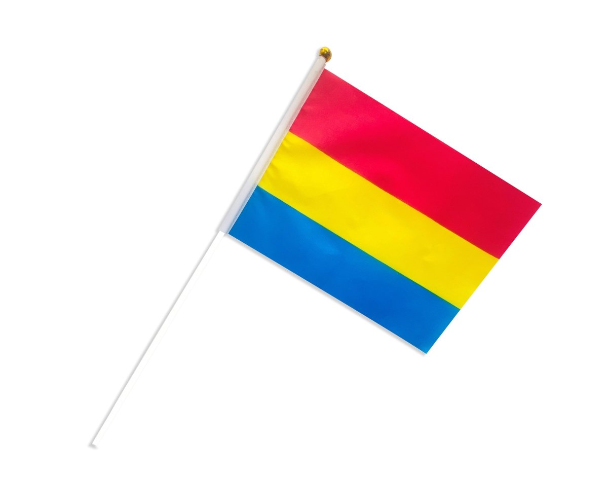 Small Pansexual Flags on a Stick - Fundraising For A Cause