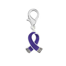 Load image into Gallery viewer, Small Violet Ribbon Hanging Charms - Fundraising For A Cause