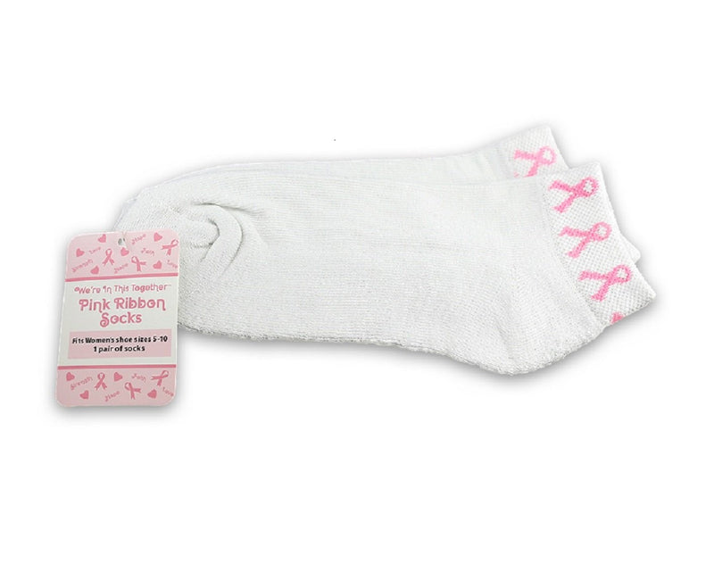 Breast Cancer Ankle Socks, Breast Cancer Awareness Socks - Fundraising For A Cause