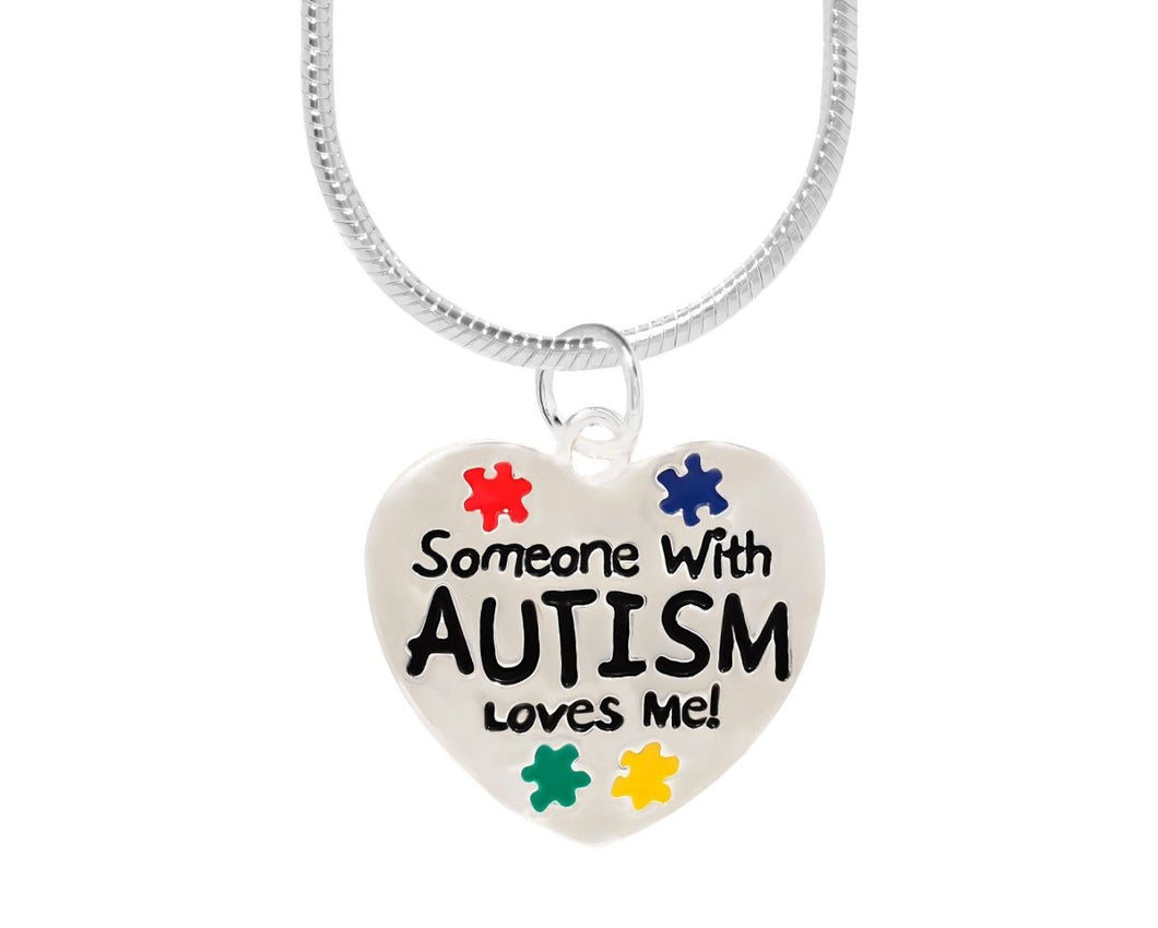 Someone With Autism Loves Me Necklaces - Fundraising For A Cause