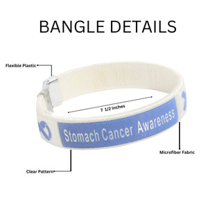 Stomach Cancer Awareness Bangle Bracelets - Fundraising For A Cause