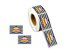 Load image into Gallery viewer, Straight Ally Daniel Quasar Flag Stickers (250 Per Roll) - Fundraising For A Cause