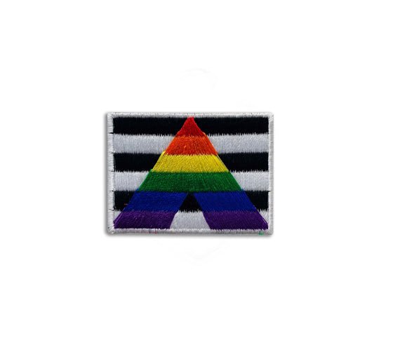 Straight Ally Flag Sew-On/Iron-On Patches - Fundraising For A Cause