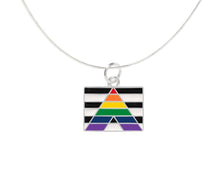 Load image into Gallery viewer, Straight Ally LGBTQ Pride Necklaces - Fundraising For A Cause