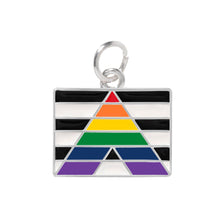 Load image into Gallery viewer, straight Ally LGBTQ Pride Rectangle Charms - Fundraising For A Cause