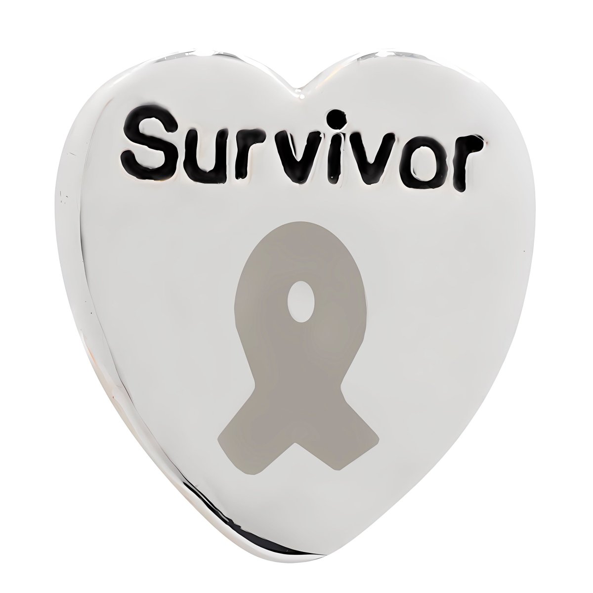 Survivor Gray Ribbon Pins - Fundraising For A Cause