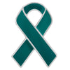 Teal Ribbon Awareness Pins - Fundraising For A Cause