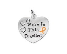 Load image into Gallery viewer, Together Orange Ribbon Charm - Fundraising For A Cause