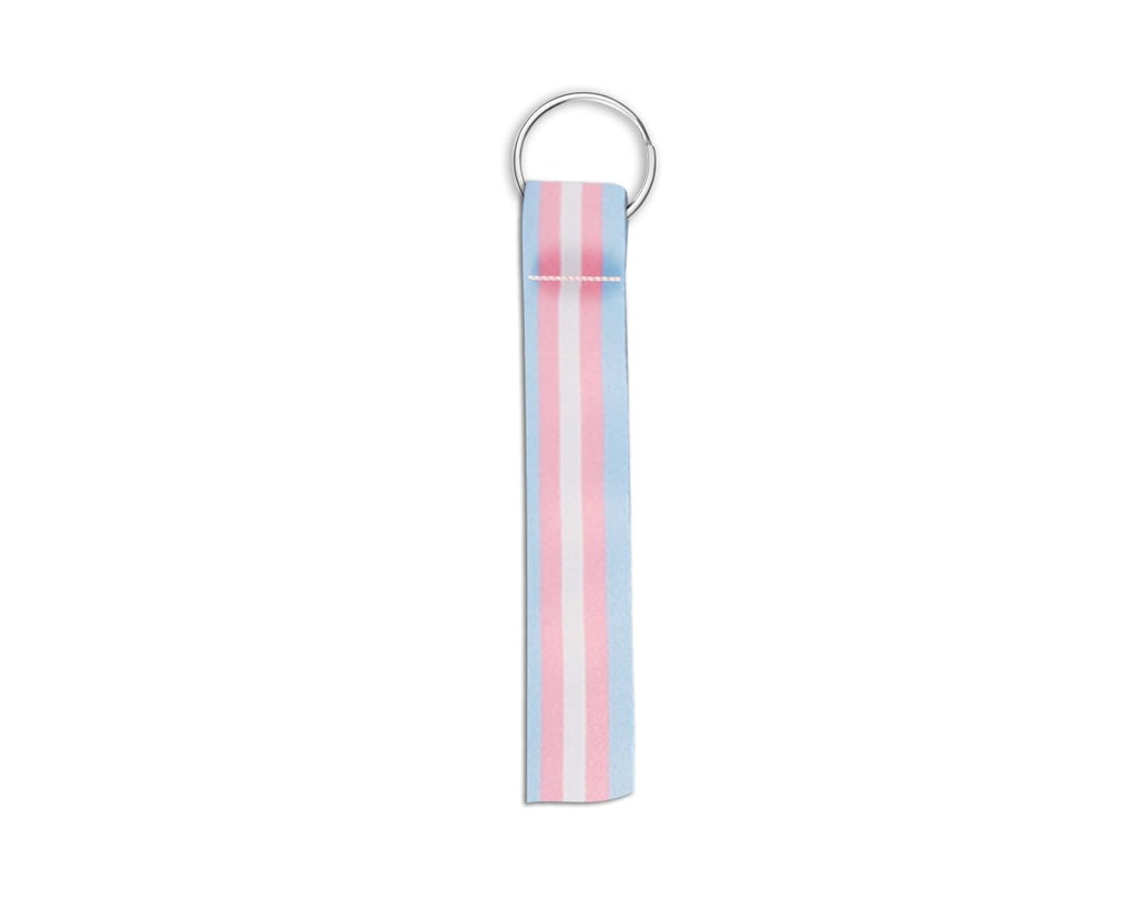 Transgender Flag Lanyard Style Keychains - Fundraising For A Cause