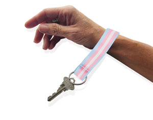 Transgender Flag Lanyard Style Keychains - Fundraising For A Cause