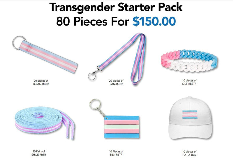 Transgender Variety Pack Bundle (Small - 80 Pieces) - Fundraising For A Cause