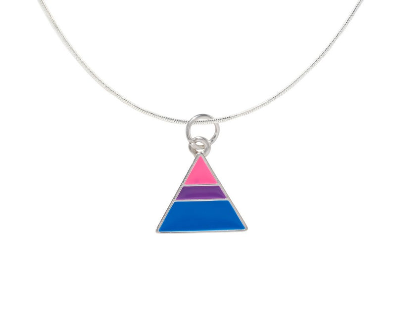 Triangle Bisexual Pride Necklaces - Fundraising For A Cause