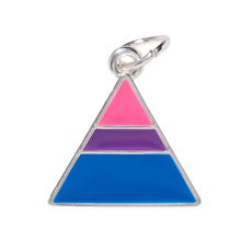Load image into Gallery viewer, Triangle Shaped Bisexual Charms - Fundraising For A Cause