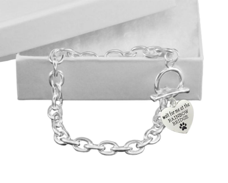 Wait For Me At The Rainbow Bridge Chunky Charm Bracelets - Fundraising For A Cause