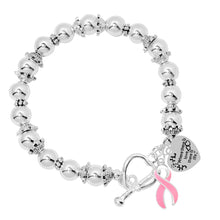 Load image into Gallery viewer, Where There Is Love Breast Cancer Bracelets - Fundraising For A Cause