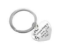 Load image into Gallery viewer, &quot;Where there is love, there is life&quot; Heart Charm Split Ring Keychain - Fundraising For A Cause