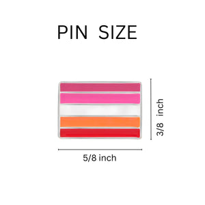 WLW Lesbian Sunset Flag Pins - Fundraising For A Cause