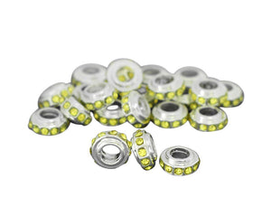 Yellow Crystal Accent Charms - Fundraising For A Cause